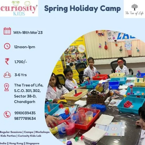 Holiday Camp: The Tree of Life, Sector 38D, Chd: 14th-18th Mar’23