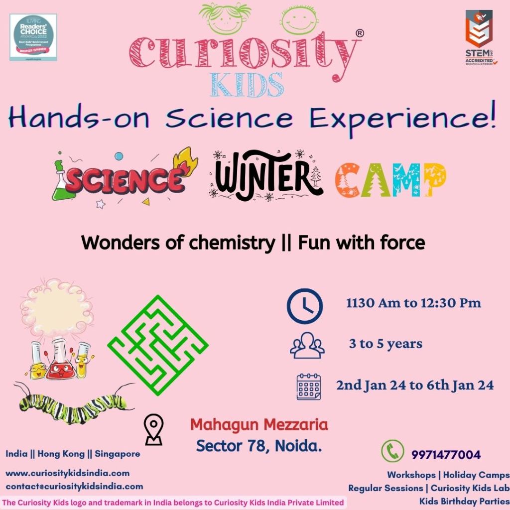 Winter Camp: Mahagun Mezzaria, Noida: 2nd-6th Jan’24: Click on the image to enrol