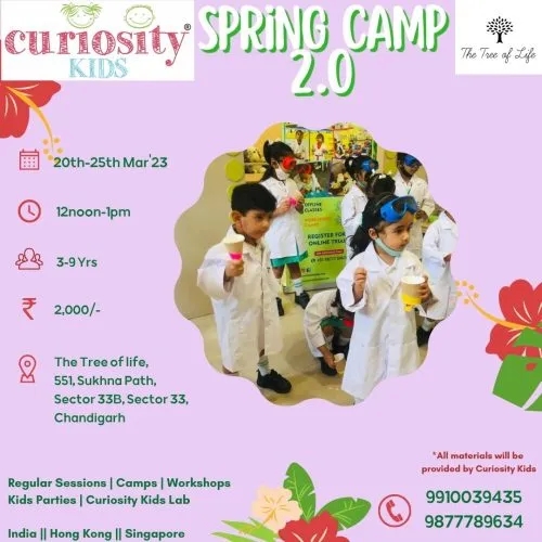 Holiday Camp: The Tree of Life, Sector 33, Chd: 20th-25th Mar’23