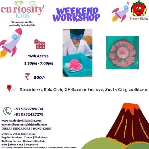 Weekend Workshop: Strawberry Kids Club, South City, Ldh: 14th Apr’23