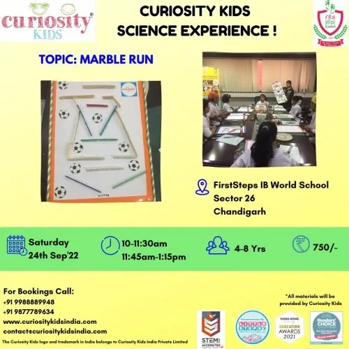 FirstSteps IB World School, Sector 26, Chd : 24th Sep’22 : To Enrol – click on the image below