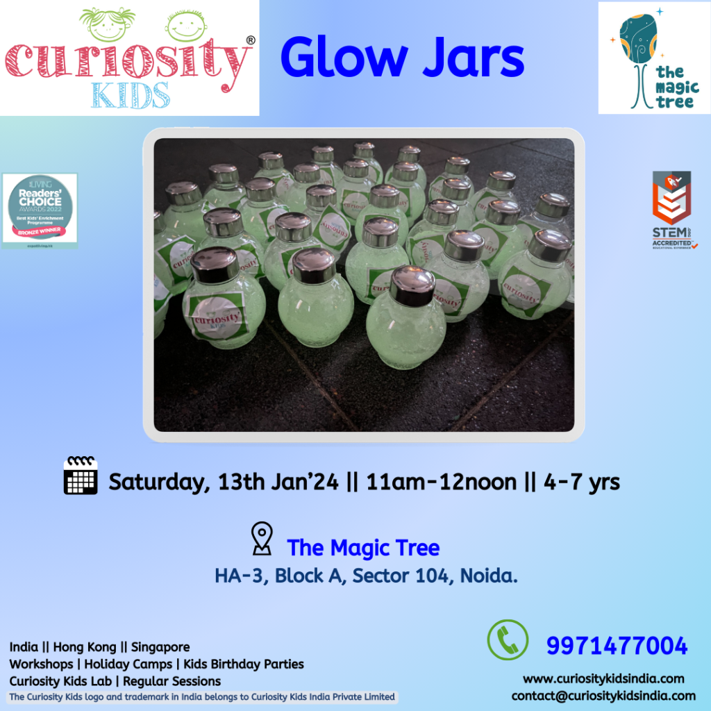 Make & take your own glow jars: The Magic Tree, Noida, 13th Jan’24