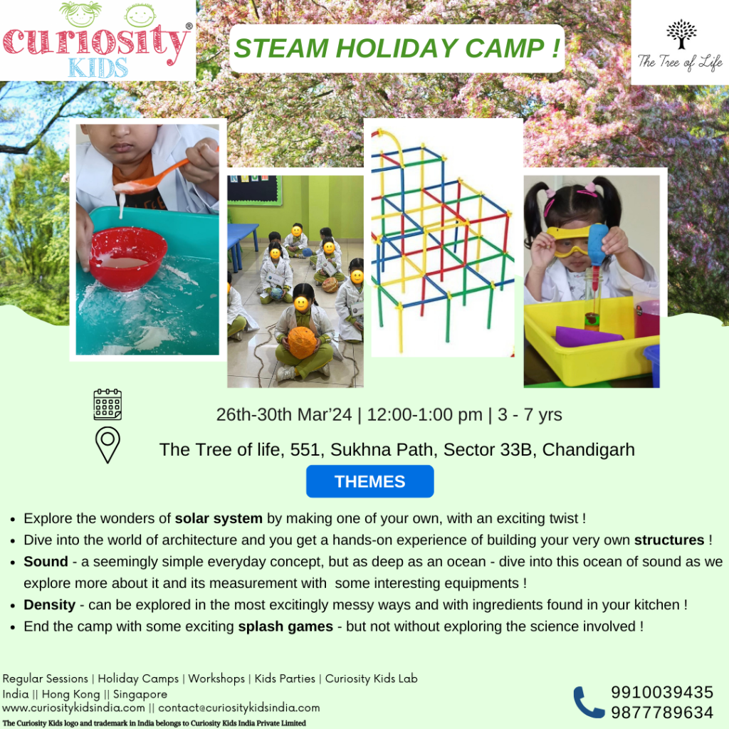 Spring Holiday Camp: The Tree of Life, Chandigarh: 26th-30th Mar’24