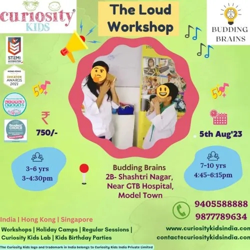 Weekend Workshop: Veda Toddlers, Mohali: 23rd Jul’23: To enrol : click on the image below