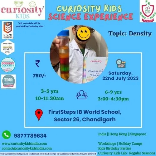 Weekend Workshop: FirstSteps IB World School, Chandigarh: 22nd Jul’23: To enrol : click on the image below