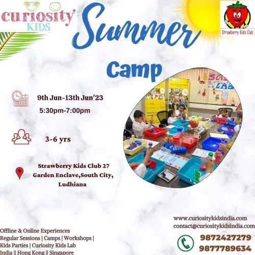 Summer Camp: Strawberry Kids Club, South City, Ldh: 9th-13th Jun’23: To enrol: click on the image below