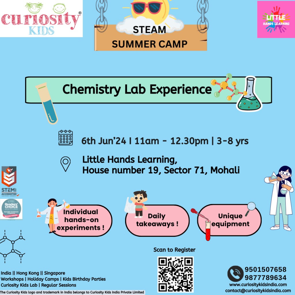 Holiday Camp: Little Hands Learning, Mohali: 6th Jun’24