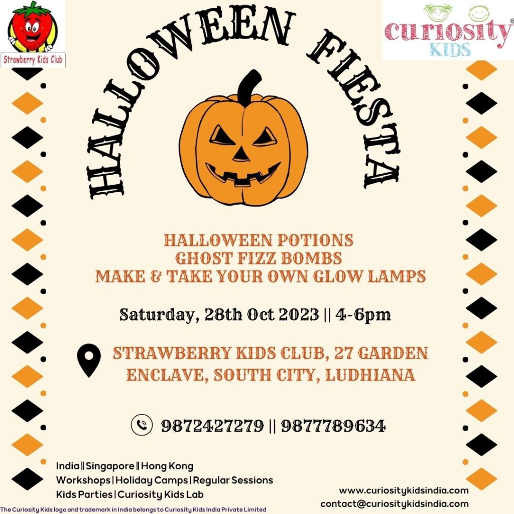 Halloween: Strawberry Kids Club, Ludhiana: 28th Oct’23