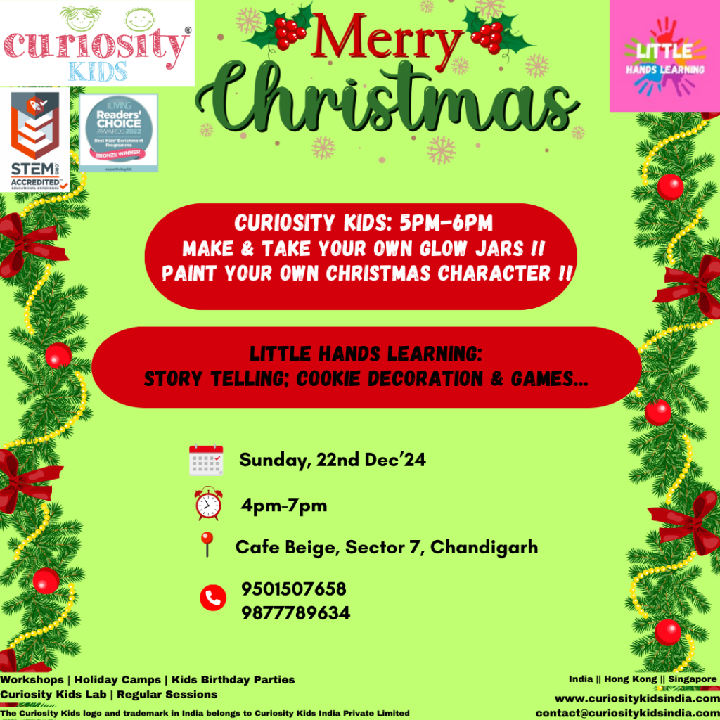 Little Hands Learning: Christmas workshop: Sunday, 22nd Dec’24