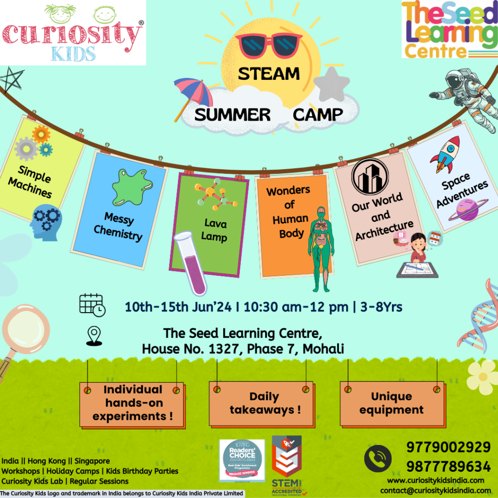 Holiday Camp: The Seed Learning Centre, 10th-15th Jun’24: Click on the image below to enrol