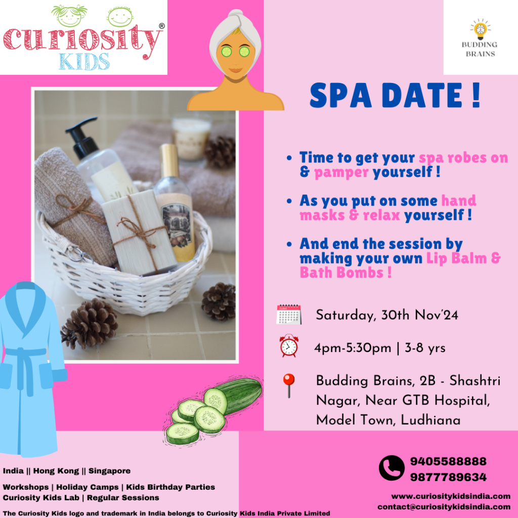 Spa Date: Budding Brains, Ludhiana: 30th Nov’24