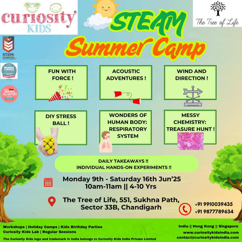 Summer Camp: The Tree of Life, Chandigarh: Monday, 9th – Saturday, 16th June 2025