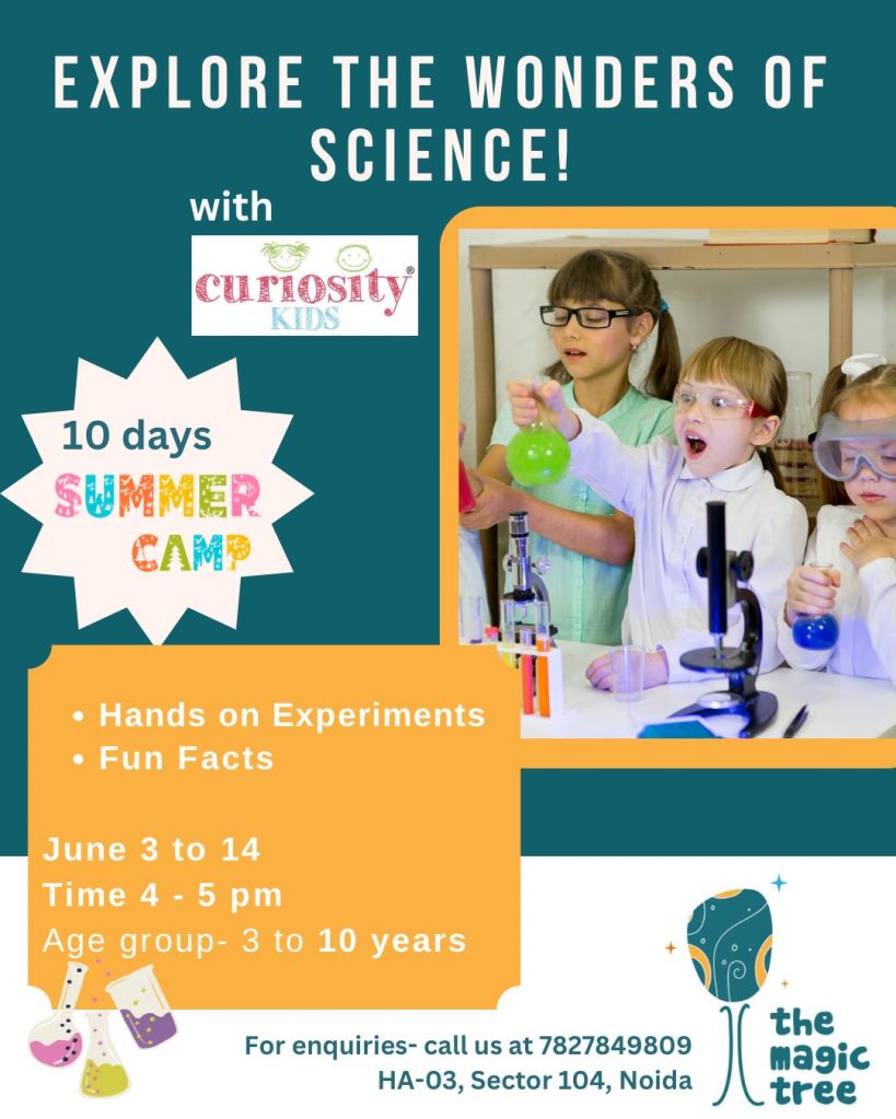 Holiday Camp: The Magic Tree, Noida, 3rd-14th Jun’24