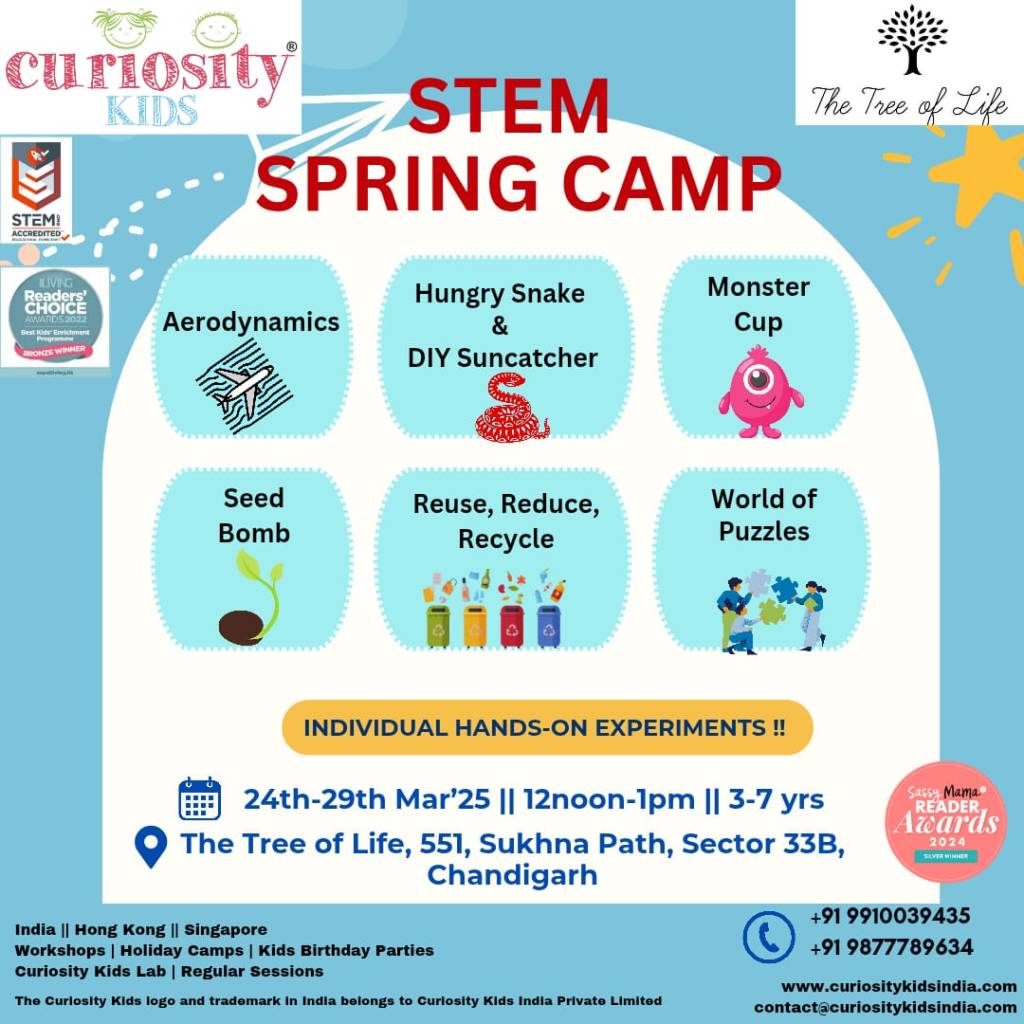 Spring Holiday Camp: The Tree of Life, Chandigarh: 24th-29th Mar’25